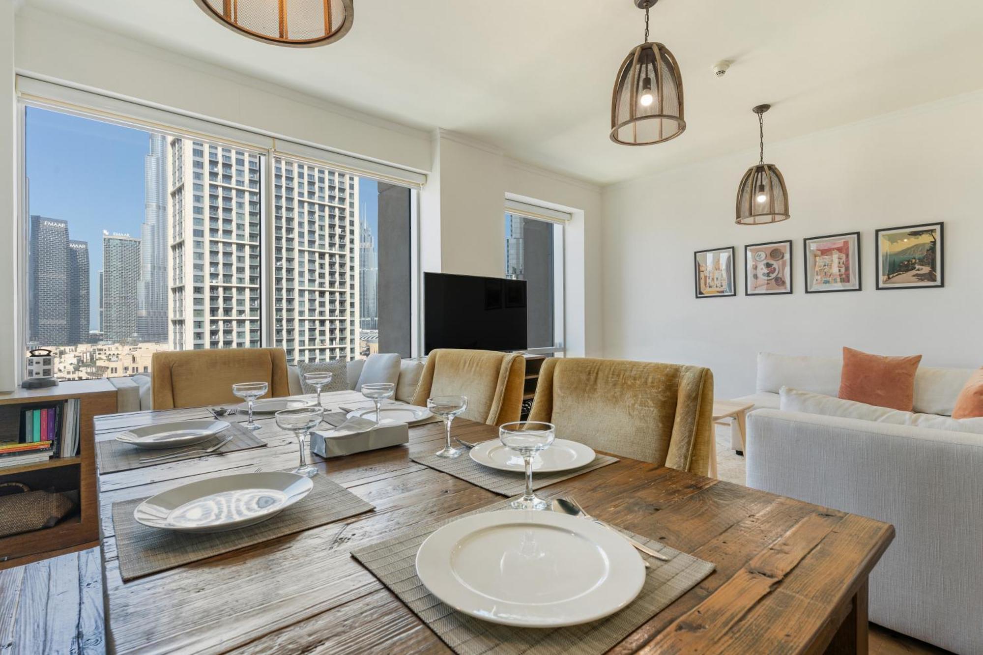 Chic 2Br Apartment, Prime Location Near Dubai Mall - Allsopp&Allsopp Buitenkant foto