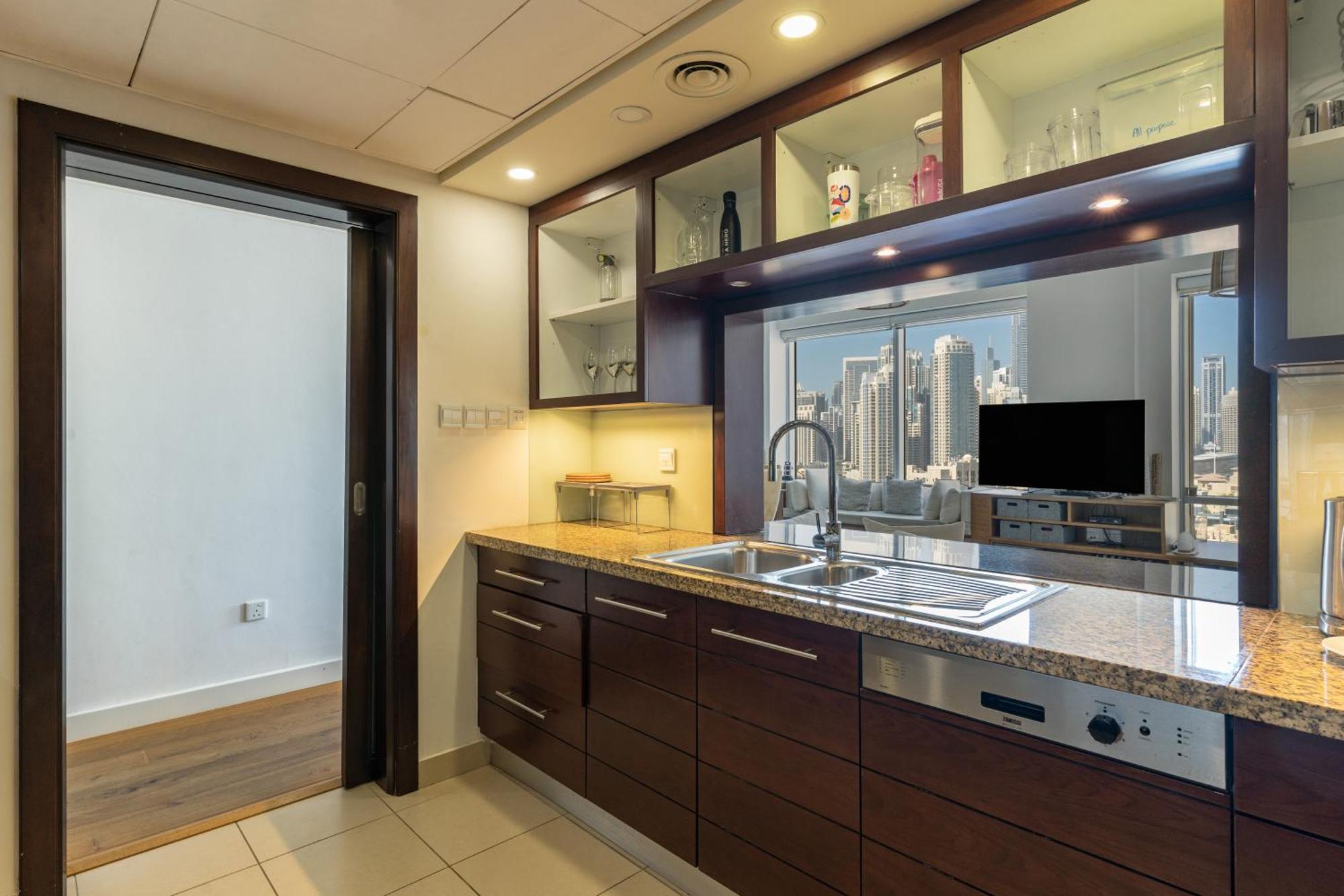 Chic 2Br Apartment, Prime Location Near Dubai Mall - Allsopp&Allsopp Buitenkant foto